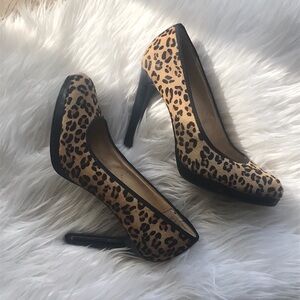 Preview Intl. Leopard Calf Hair Heels 6 Preloved